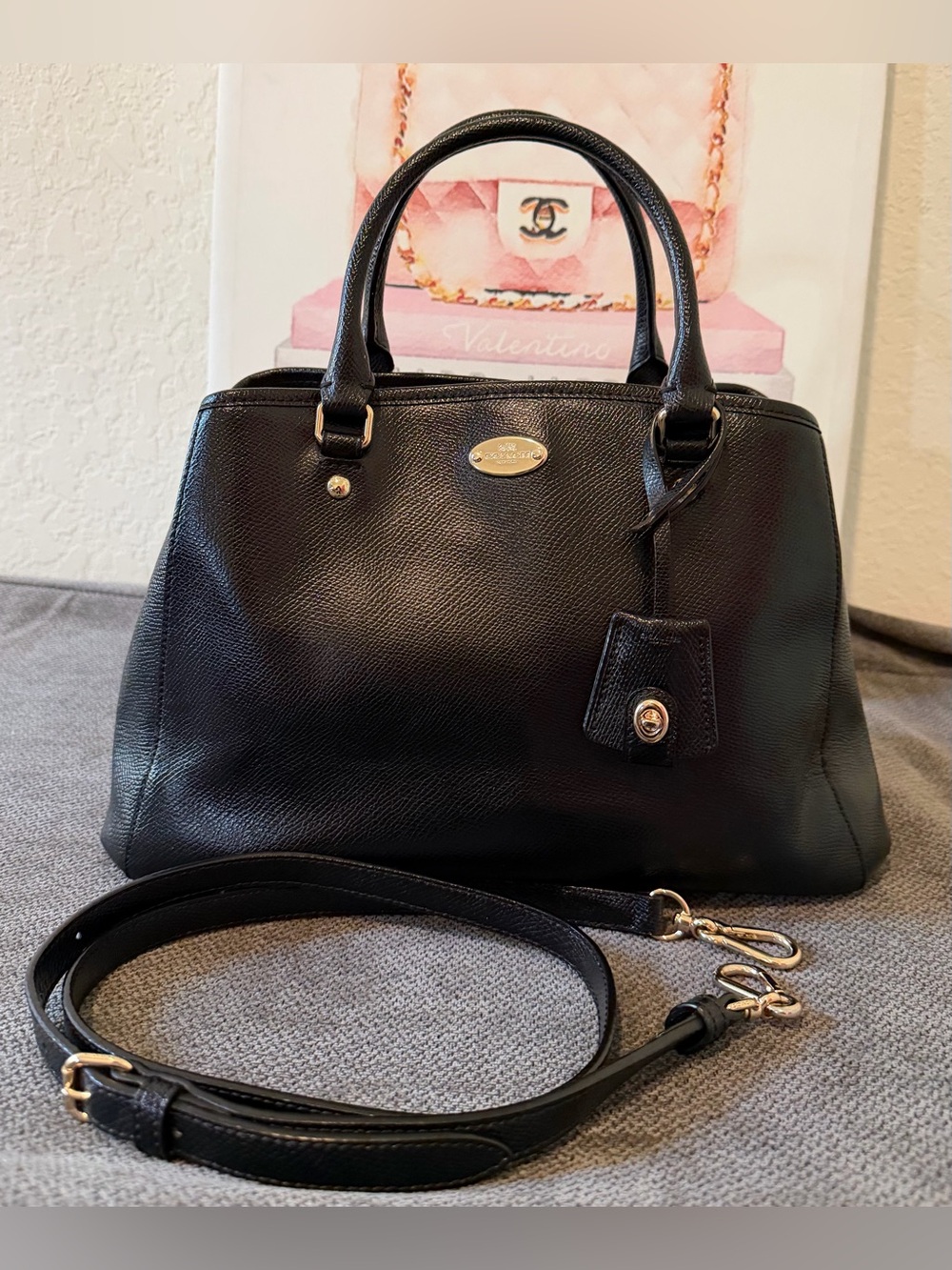 Coach Margot Carryall Satchel Handbag No. L1492-F34607